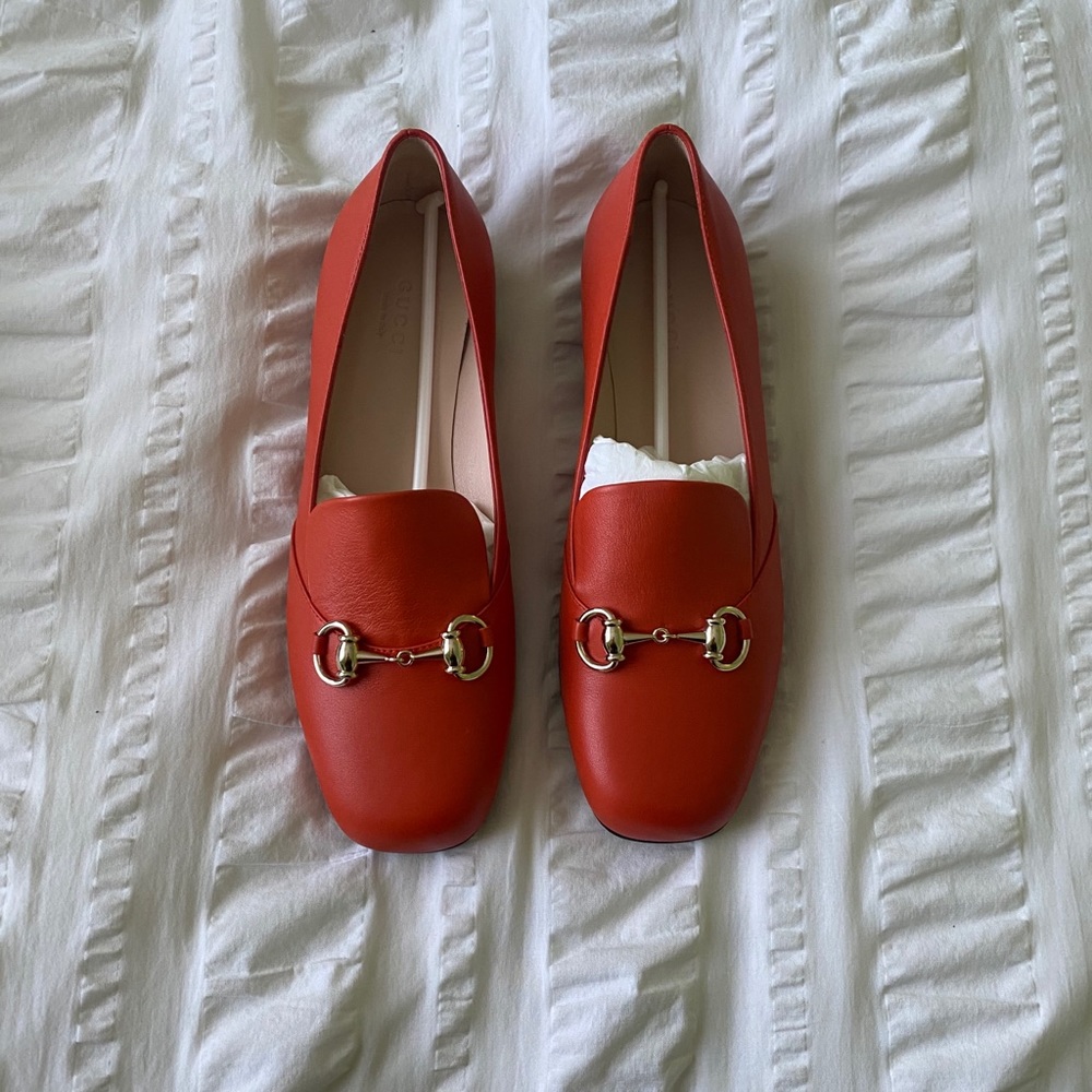 Orange gucci loafers NEW! - Picture 2 of 9